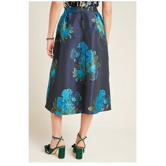 Anthropologie Maeve Ronette Jacquard Skirt - Picture 4 of 14